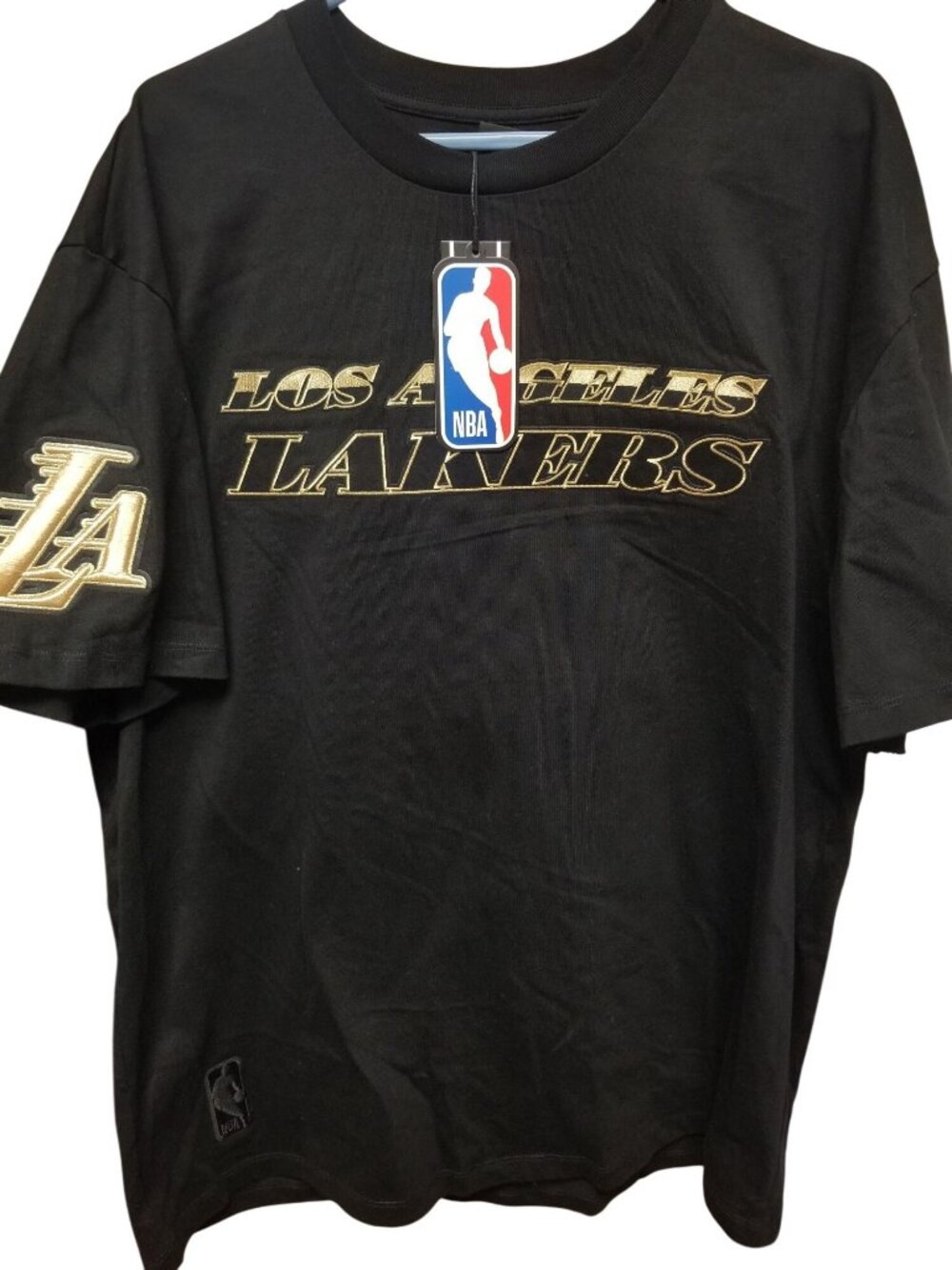 Pro Standard Men's Los Angeles Lakers Black Tee Size L NEW WITH TAGS
